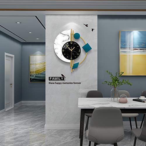 Large Wall Clocks Battery Operated Modern Clock for Living Room - style: Contemporary