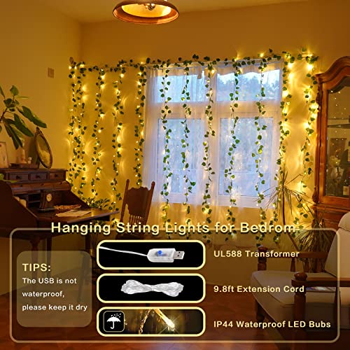 Vine Lights 9.4 FT * 6.2 FT 240LED Fairy Lights for Bedroom