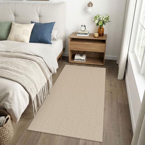 EARTHALL Washable Runner Rug, Non Slip Doorway Runner, 3x6 Ft, Sand/Beige - color: Sand/Beige, size: 3' x 6' (Rectangular)