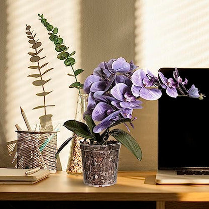 TRUEDAYS Orchid Pot, 6 Pack 5 Inch Plant Pot with Drainage - size: 5Inch-6Pack