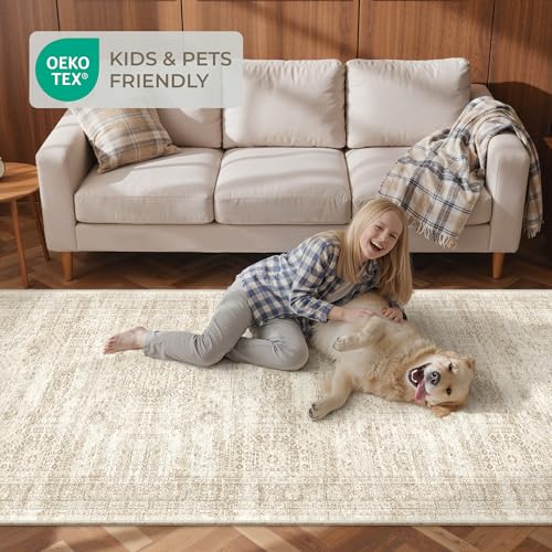 2x3 Rug Non Slip, Small Washable Entryway Rug,Beige - color: Beige/Ivory, size: 2' x 3' (Rectangular)