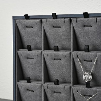 24 Grid Removable Insert Jewelry Necklace Display Tray - size: 24 Grid with Insert