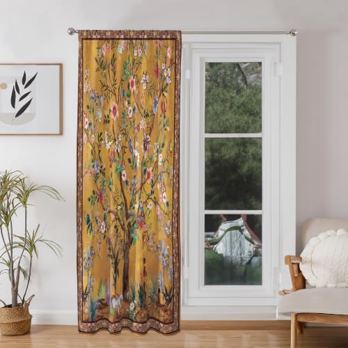 HMS Happy Memories Door Curtain, Tree of Life, 52"x84", 1 Panel - color: Tree of Life