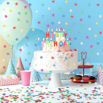 MARFOREVER Rainbow Star Confetti Glitter Star Confetti Party Supplies - style: Rainbow Star