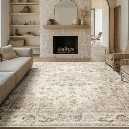 9x12 Beige Neutral Area Rug - color: Neutral | Beige, size: 9' x 12' (Rectangular)