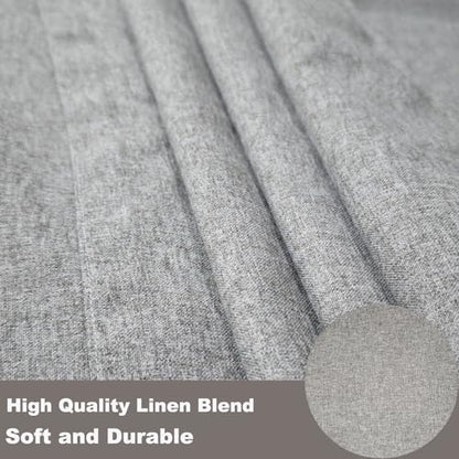 Grey Reversible Bed Runner Scarves for Queen Bed (95 x 18 In, 1 Piece) - color: Grey, size: 95'' x 18'' (1 Piece)