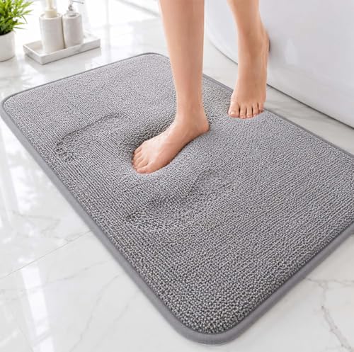 30x20 Bath Rugs for Bathroom, Quick Dry Bathmat Non Slip Washable - size: 30*20 inches
