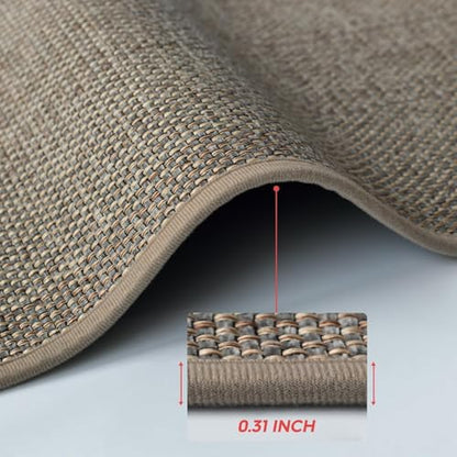 Artoid Mode Non Skid Kitchen Rugs and Mats Set of 2-17x29 + 17x47 - color: Beige Grey, size: 17" x 29" /17" x 47"