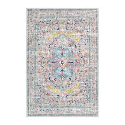Pauwer Area Rug 2x3, Small Non Slip Washable Entryway Rugs, Grey Multi - color: Grey Multi, size: 2' x 3' (Rectangular)