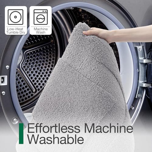 LUMI Ultra Soft Bathroom Rugs, Non Slip Bath Mat 20x32, Grey - color: Grey, size: 20" X 32"