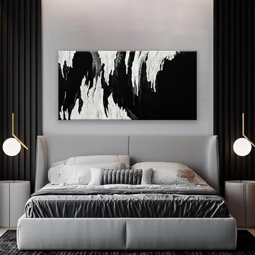 Abstract Canvas Wall Art Decor For Living Room Artwork 24 x 48 Inch - color: QUN-3B, size: 48"L x 24"W