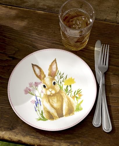 Lenox Bunny 4-Piece Easter Accent Plates, Appetizer Plate Set for 4 - style: Accent Plates