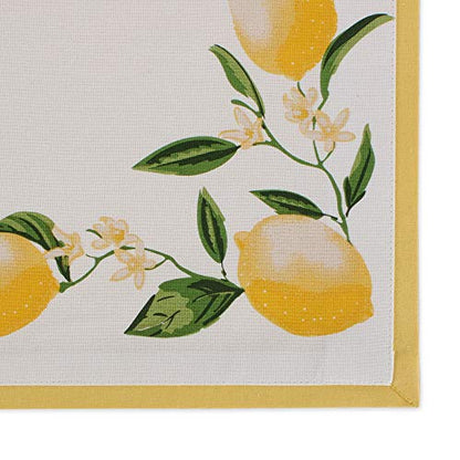 DII Lemon Bliss Tabletop Collection, Placemat Set, 6 Piece - size: Placemat Set