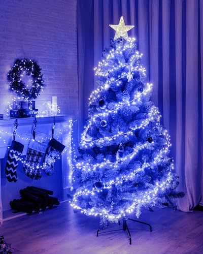 Minetom Fairy Lights Battery Operated, Twinkle String Lights 5ft 60LED - color: Blue