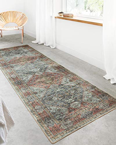 Loloi Skye Apricot/Mist 2'-0" x 5'-0" Accent Rug - color: Apricot / Mist, size: 2' x 5' (Rectangular)