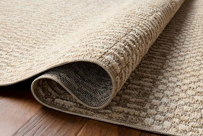 Loloi Amber Lewis Bexley Natural/Birch 2'-7" x 4' Accent Rug - color: Natural / Birch, size: 2'7" x 4' (Rectangular)