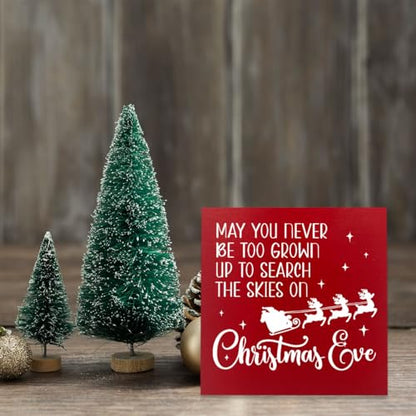 Christmas Vacation Decor - Xmas Movie Sign, 5 x 5 Inch - color: Never