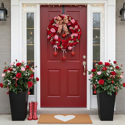 Calloway Mills Madison Heart Doormat (White, 17" x 29") - color: White, size: 1'5" x 2'5" (Rectangular)