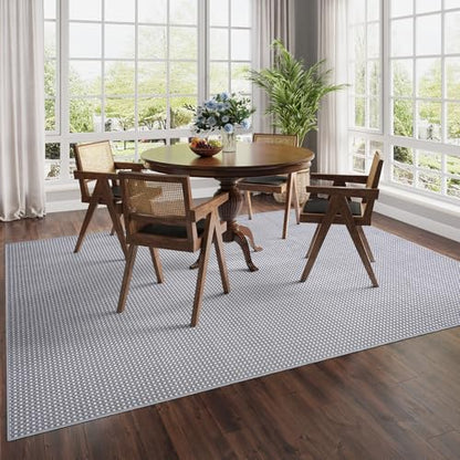 YDKGL Washable Area Rugs 6x9 ft Non Slip Area Rug for Living Room Gray - color: A- Light Grey, size: 6' x 9'