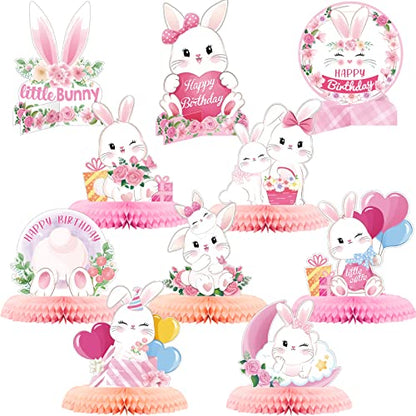 Epakh 10 Pcs Bunny Party Centerpiece Cute Rabbit Table Decorations - style: Bunny