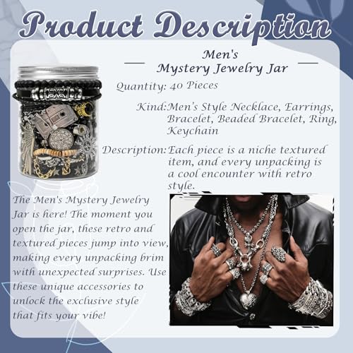 SMUOBT Mystery Jewelry Jar Box Set, Surprise Jewelry Gift for Women