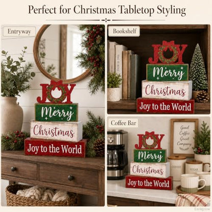 Christmas Decorations Indoor, Christmas JOY Weath Home Decor - style: JOY