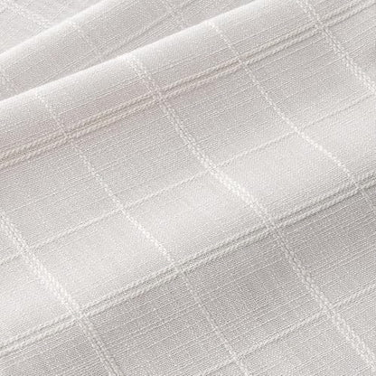 Linen Checked Placemats Set of 6, White Rustic Place Mats 12x18 Inch - color: White, size: 12×18 Inch (Set of 6)