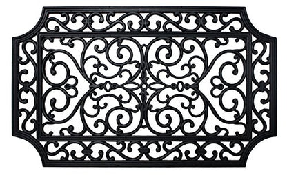 DII High Traffic All-Weather Rubber Doormat, 18x30, French Quarter - color: French Quarter, size: 1'6" x 2'6" (Rectangular)