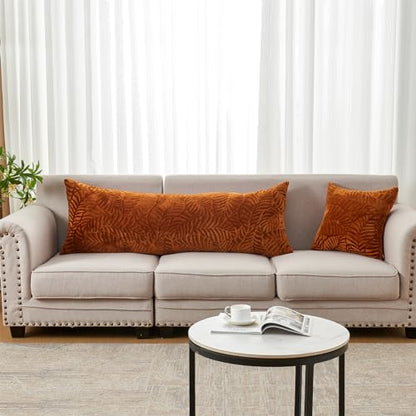 SOCHOW Fall Body Pillow Cover 21x54 Inches,1 Pack, Caramel - color: Caramel, size: 54" x 21" (Pack of 1)