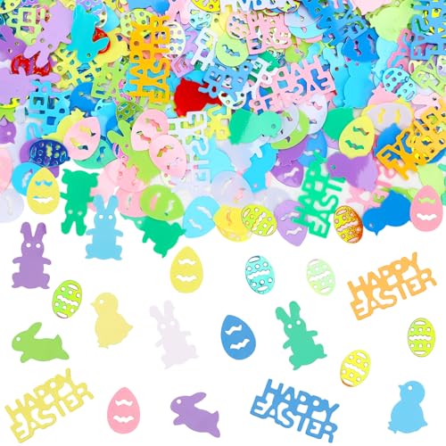 MARFOREVER Easter Confetti Party Table Decorations - style: Easter