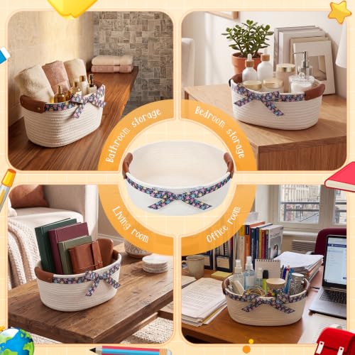 Havawish 1 Pack Thanksgiving Teacher Basket, DIY Empty Gift Basket, Star - style: Star