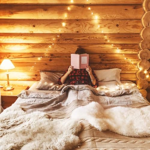 132 Feet 400 LEDs Copper Wire String Lights with Switch, Christmas Lights Indoor Decoration for Party Wedding Bedroom, Fairy Lights Plug in with Remote, 8 Scene Modes, Dimmable Warm White - size: 132 Feet