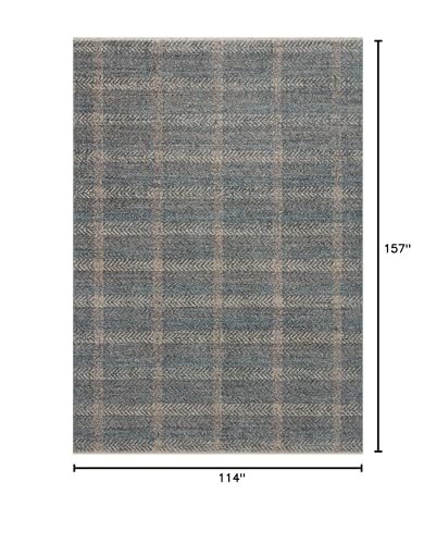 Loloi Angela Rose Ember Blue/Beige 9'-6" x 13'-1" Area Rug - color: Blue / Beige, size: 9'6" x 13'1" (Rectangular)