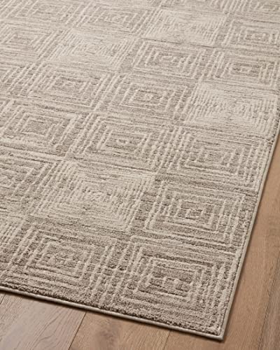 Loloi Darby Beige/Grey 2'-7" x 4' Accent Rug - color: Beige / Grey, size: 2'7" x 4' (Rectangular)