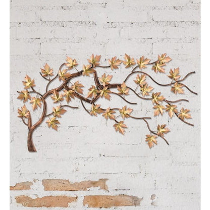 Regal Art & Gift Metal Tree Wall Decor 42 in, Nature-Inspired Sculpture | Bronze, 42 in, Metal, Handcrafted Branch & Leaf Design, Elegant Nature Wall Art for Living Room, Bedroom & Hallway