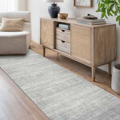 2x6 Runner Rug Non Slip, Washable Rug Runners for Hallways,Grey - color: Stripe-grey, size: 2' x 6' (Runner)