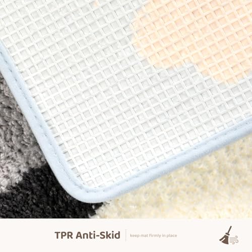 Molesun Schnauzer Bath Mat 16x24, Soft Absorbent Microfiber Bath Rugs - color: Schnauzer, size: 16" x 24"