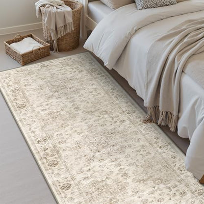 2x4 Beige Neutral Runner Rug - color: Neutral | Beige, size: 2' x 4' (Runner)