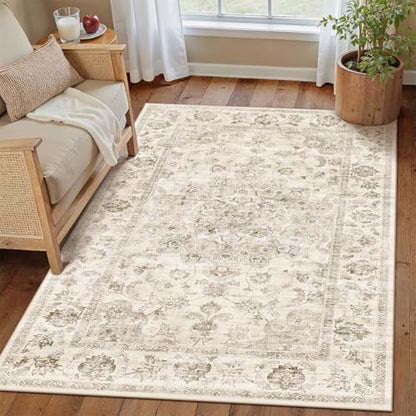 3x5 Beige Neutral Area Rug - color: Neutral | Beige, size: 3' x 5' (Rectangular)