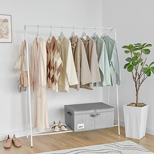 GRANNY SAYS Extra Large Storage Bins with Lids, Closet Bins, Gray - color: Gray, size: Extra Large - 1 Pack