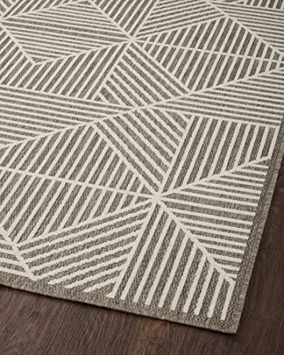 Loloi Rainier Natural/Ivory 5'-3" x 7'-7" Area Rug - color: Natural / Cream, size: 5'3" x 7'7" (Rectangular)