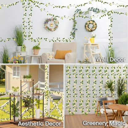 suddus Solar Pothos String Lights 33ft 100LED Vines with Lights Warm White - color: Pothos, size: 33Ft*1pack