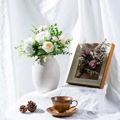 Ceramic Flower Vase Home Table Decor Living Room Farmhouse 8 Inch - color: 112-2-8.4in