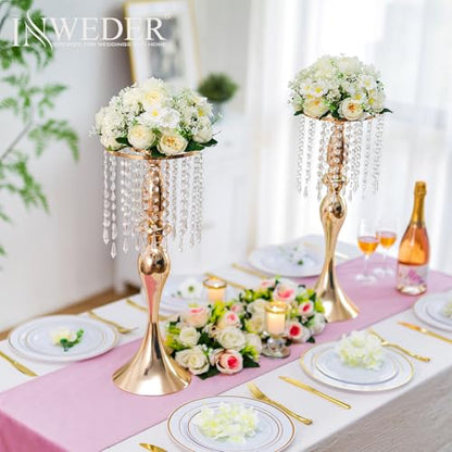 Flower Balls Centerpieces for Tables: White Silk Rose, 10Pcs - color: White, size: 10 PCS