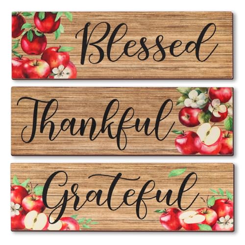 Red Fruit Wall Art Decor for Bathroom, Wooden Rustic Hanging Rustic | Wall Art Decoration Sign, Farmhouse Wall Art for Home Kitchen Living Room Bedroom - color: Red Fruit