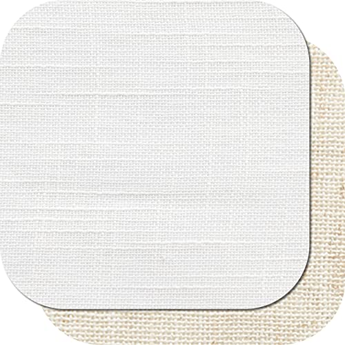 jinchan Kitchen Valance Curtain Double Layers, 50x16, 1 Panel, White - color: Double Layer | White, size: 50"W x 16"L (Pack of 1)