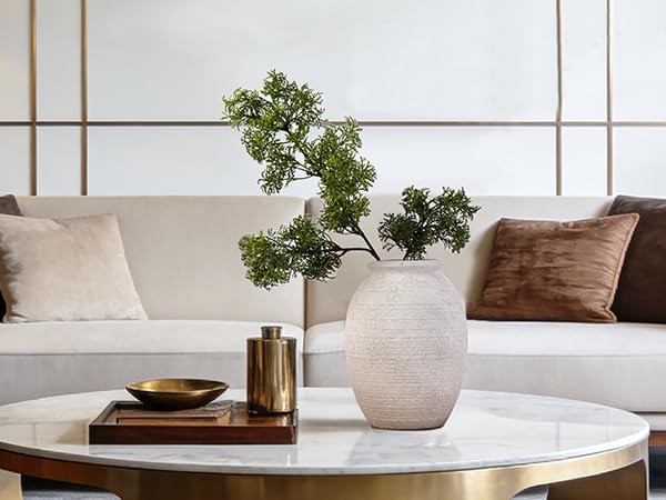 Ceramic Flower Vase Home Table Decor Living Room Farmhouse 8 Inch - color: 112-2-8.4in