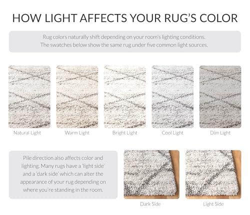 SAFAVIEH Hudson Shag Runner Rug 2'3"x6', Soft Plush Grey & Beige SGH281J - color: Grey/Beige, size: 2'3" x 6' (Runner)