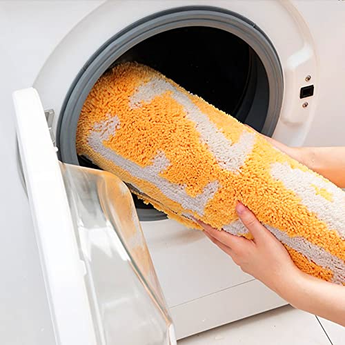UKELER Moss Area Rugs, 3D Grass Moss Runner Rug for Laundry Room Soft Shag Non Slip Washable Bath Rugs Mats for Bedroom Living Room Kids Playroom Hallway Kitchen 55''x27.5'' - color: Moss Rug E