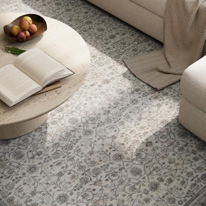 Machine Washable Hallway Runner Rug: 2'x6' Kitchen Rugs - color: Beige/Grey/Multi, size: 2' x 6' (Rectangular)